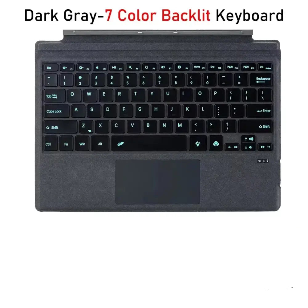 Bluetooth Keyboard For Surface Pro 11 10 9 8 X,For Microsoft Surface Pro 3 4 5 6 7/7 Plus Detachable Slim Type Cover