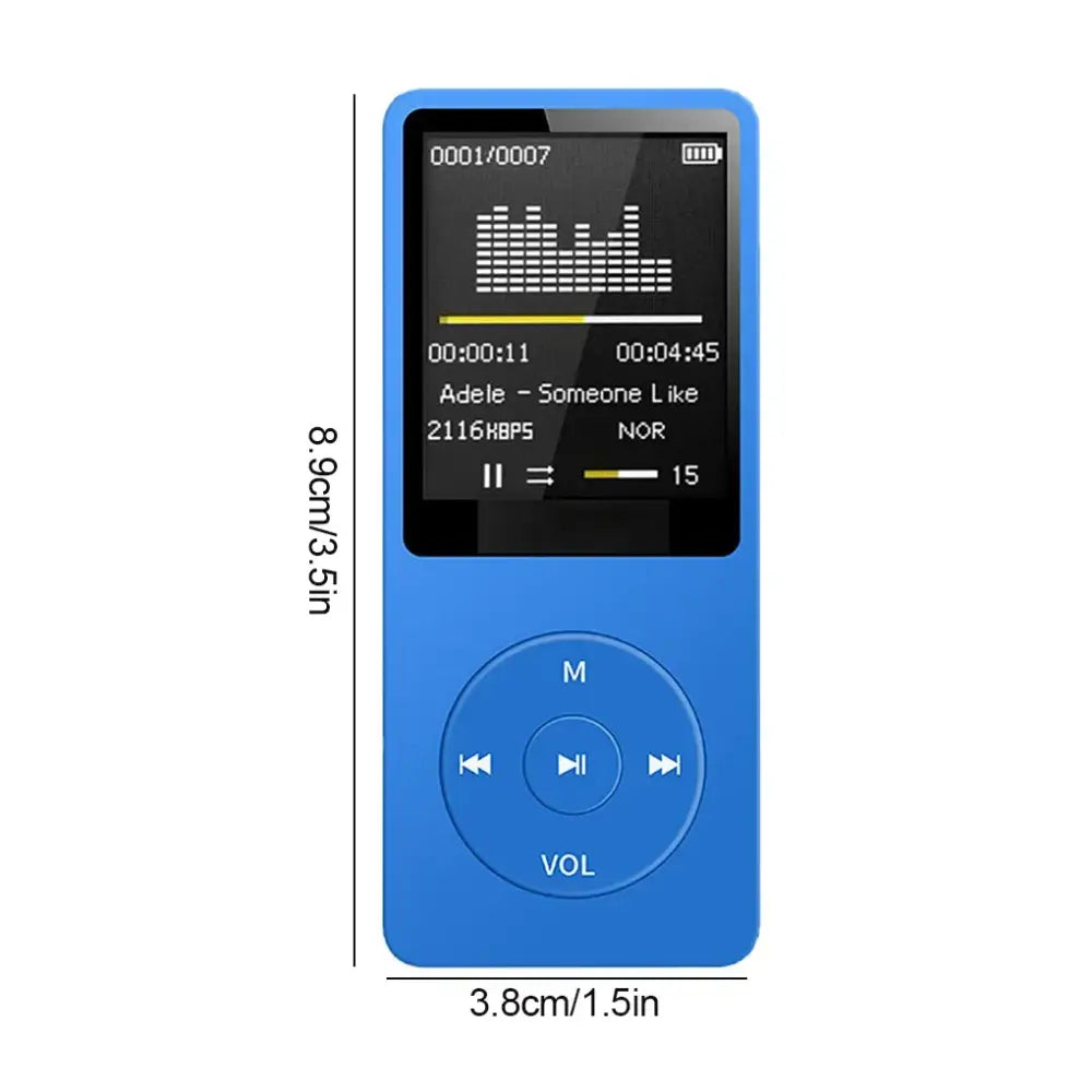 Bluetooth MP3 Player with FM Radio (available in 6 colours) - SS