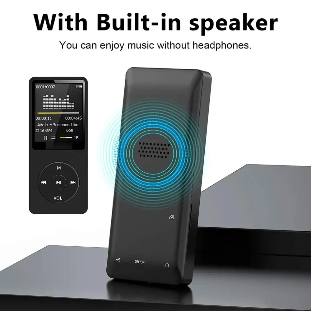 Bluetooth MP3 Player with FM Radio (available in 6 colours) - SS