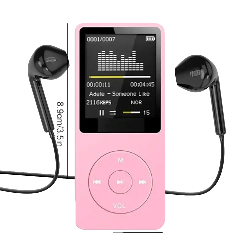 Bluetooth MP4 MP3 Lossless Music Player Walkman E-book Support TF Card Audio Recorder Lossless Sound MP3 Player