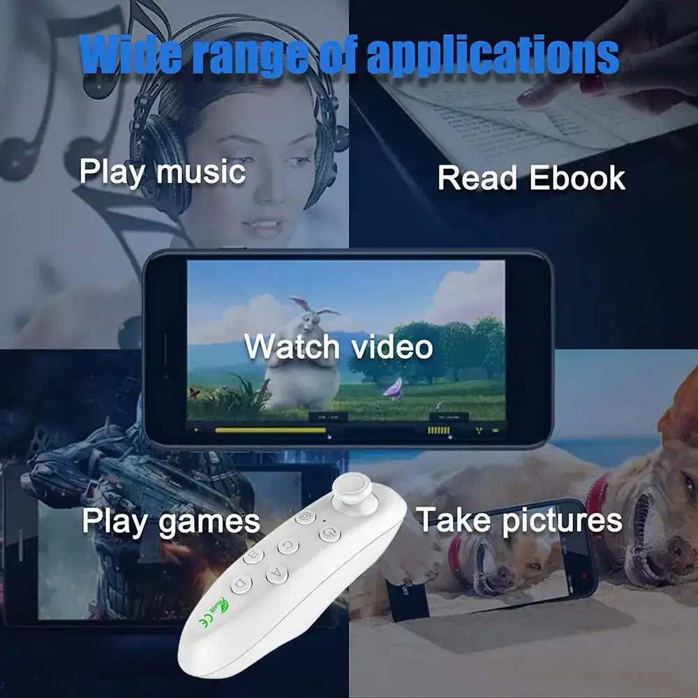 Bluetooth VR Controller Gamepad for Android (Black & White) - 9eight5