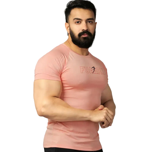 Bold Melange T-shirt Pink - Tshirts