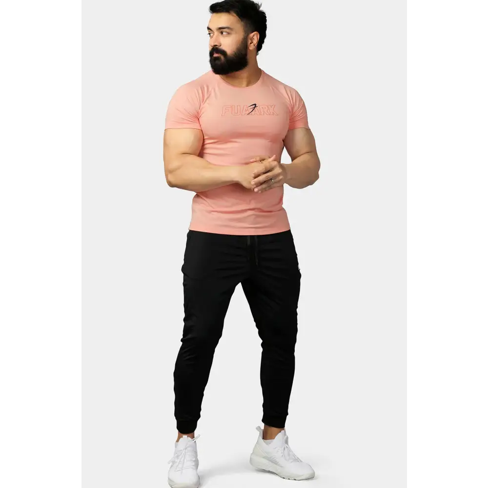 Bold Melange T-shirt Pink - Tshirts