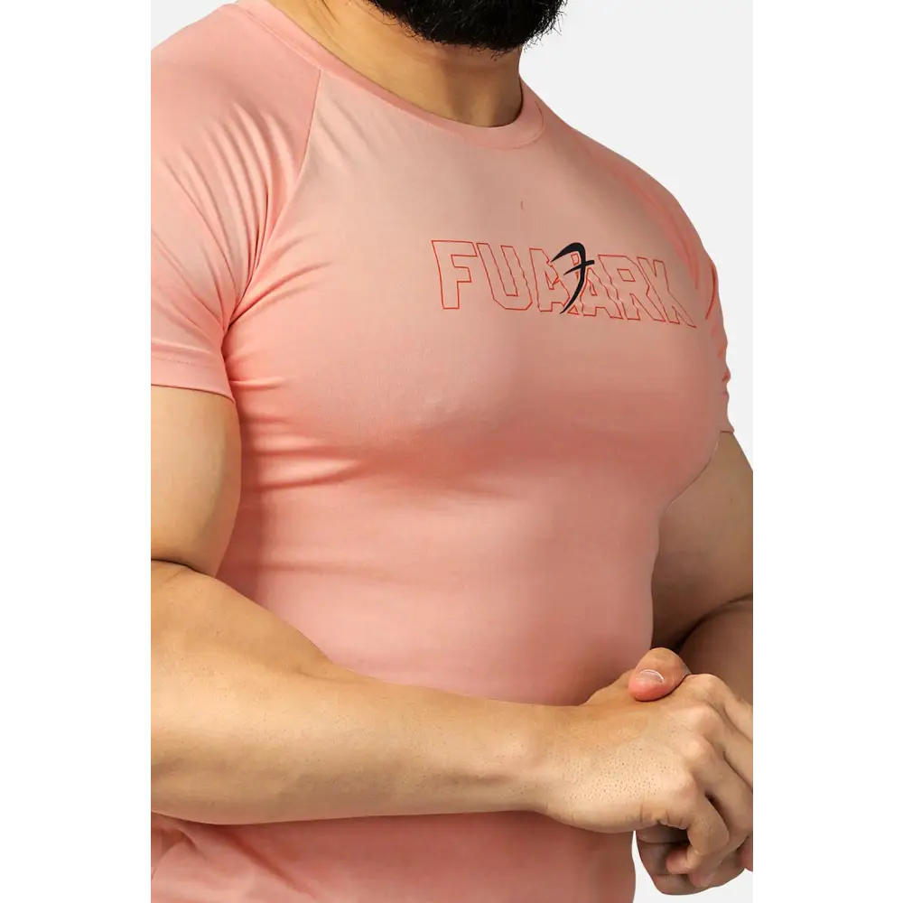 Bold Melange T-shirt Pink - Tshirts