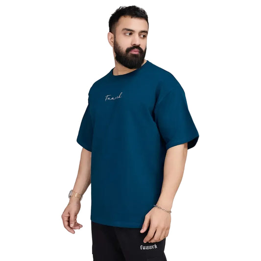 Bold Oversized T-shirt Teal - Tshirts