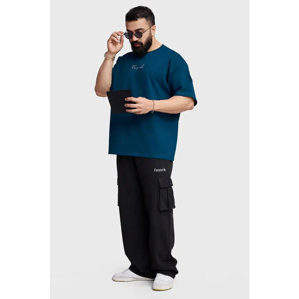 Bold Oversized T-shirt Teal - Tshirts