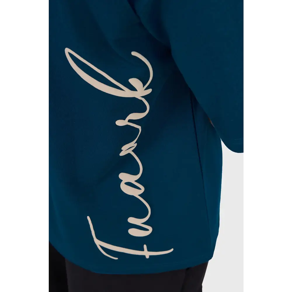 Bold Oversized T-shirt Teal - Tshirts