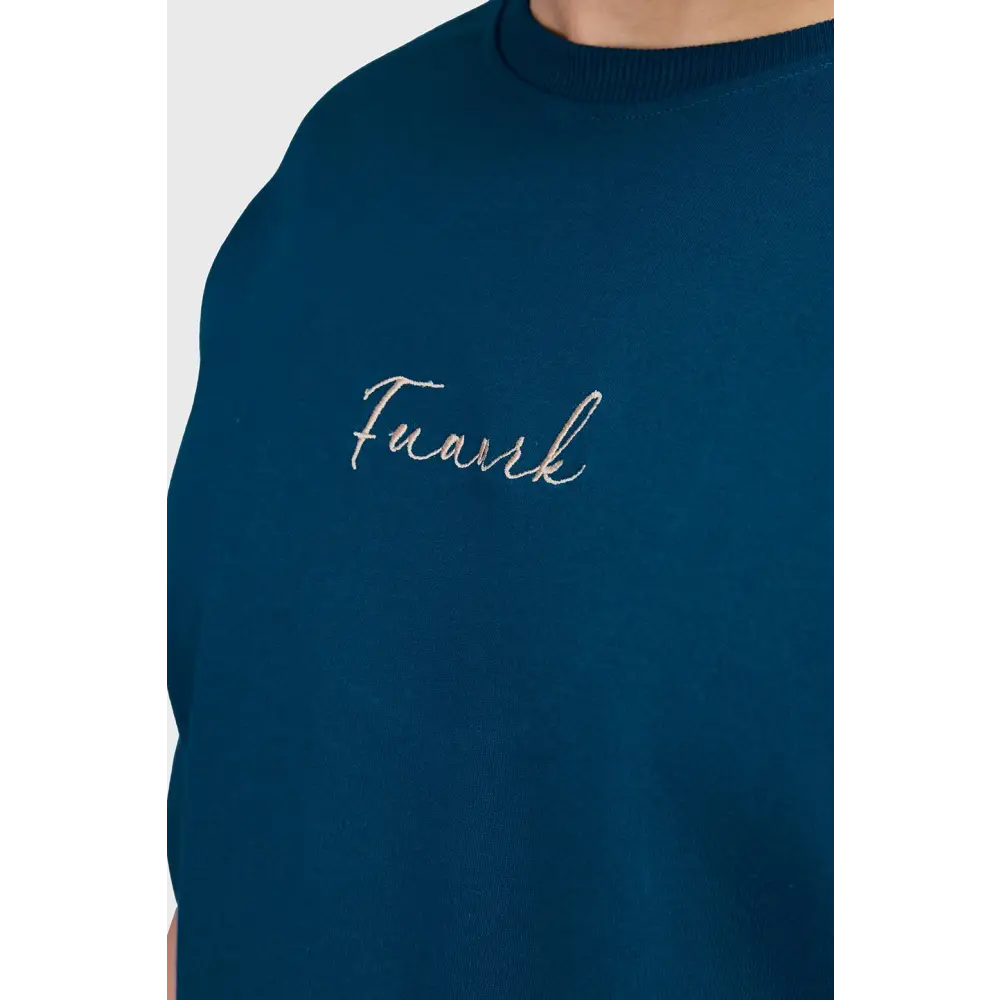 Bold Oversized T-shirt Teal - Tshirts