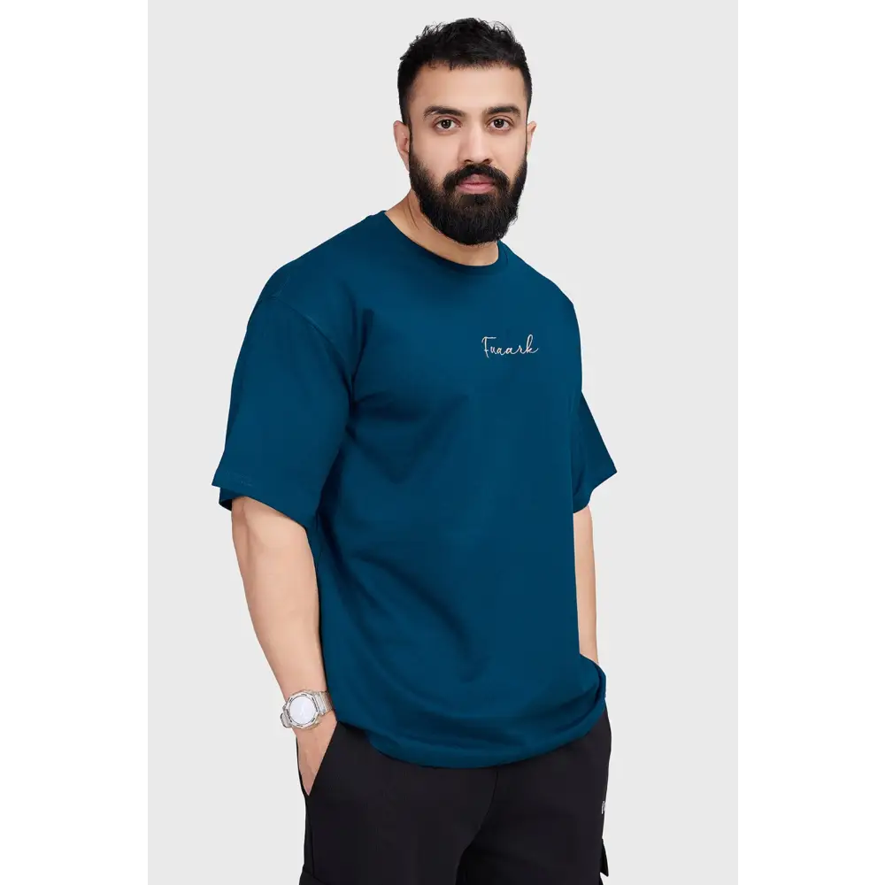 Bold Oversized T-shirt Teal - Tshirts