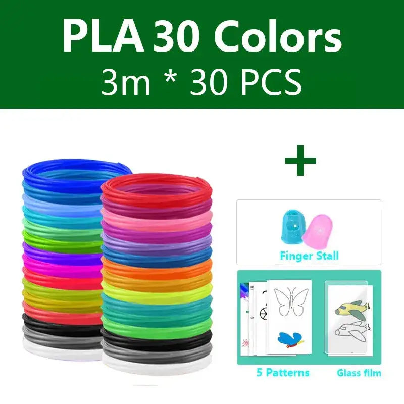 Brilliant Colour 3D Pen Filament (1.75mm ABS/PLA/PCL) - 90 Gift Set / Filament - SS