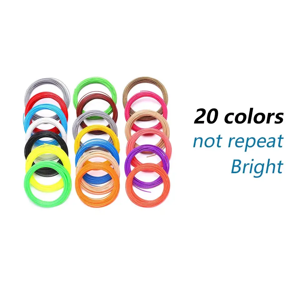 Brilliant Colour 3D Pen Filament (1.75mm ABS/PLA/PCL) - SS