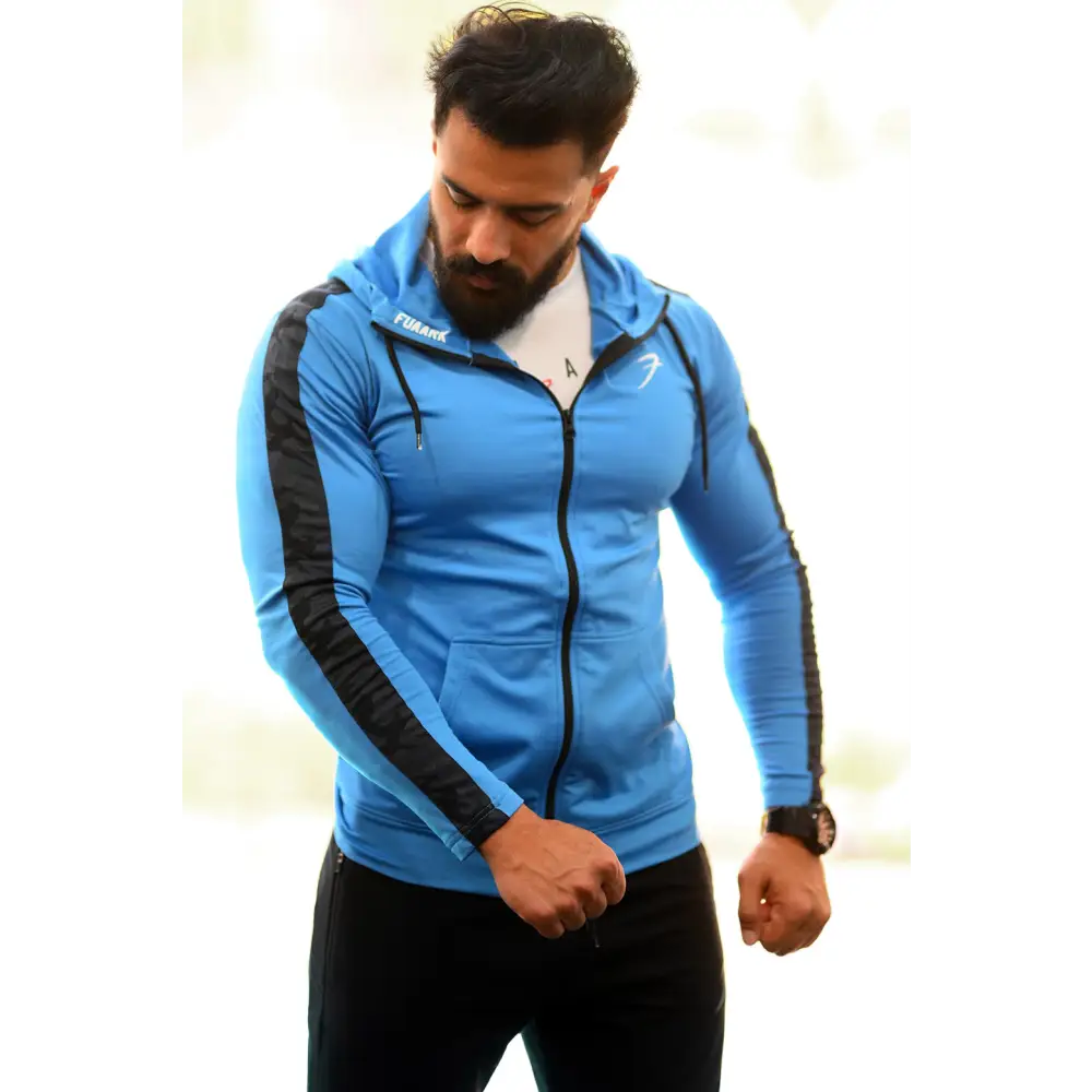 Bruised Jacket Sky Blue