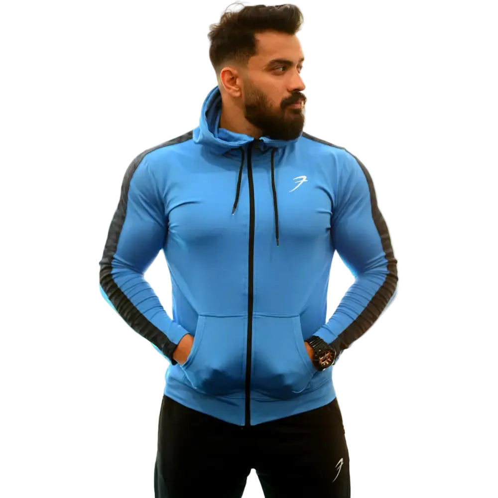 Bruised Jacket Sky Blue