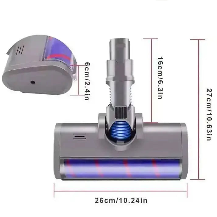 Brush Head For Dyson V6 DC45 DC62 DC74 DC58 DC61 Vacuum Cleaner Floor Soft Sweeper Roller Head Floor Brush Replacement