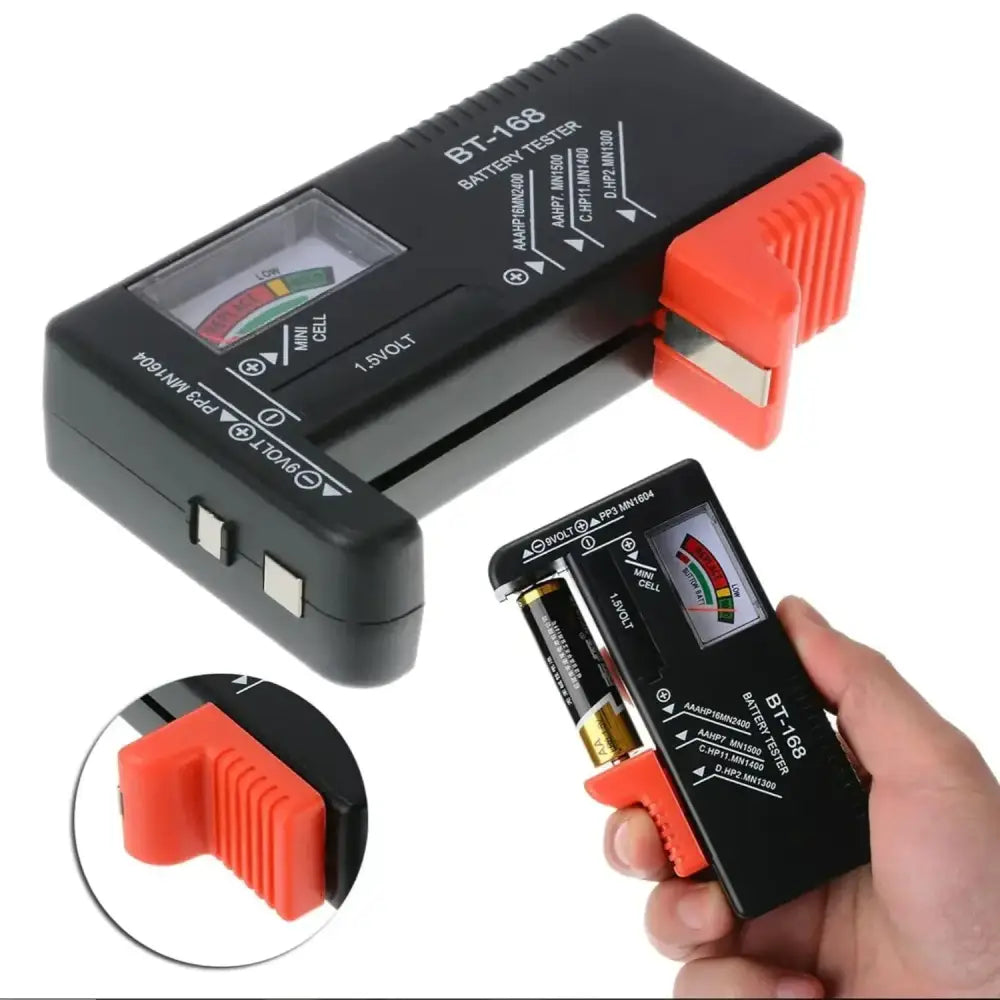 BT-168 Universal Battery Tester – AA/AAA/C/D/9V Button Cell Checker - HBC