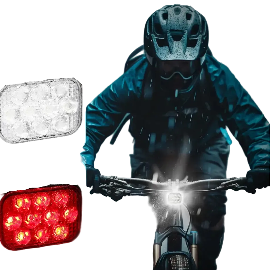 BUCKLOS Bicycle Rear Light Front Light 1100mAh LED COB Waterproof Bike Lamp USB Rechargeable Mtb Road Bike Taillights