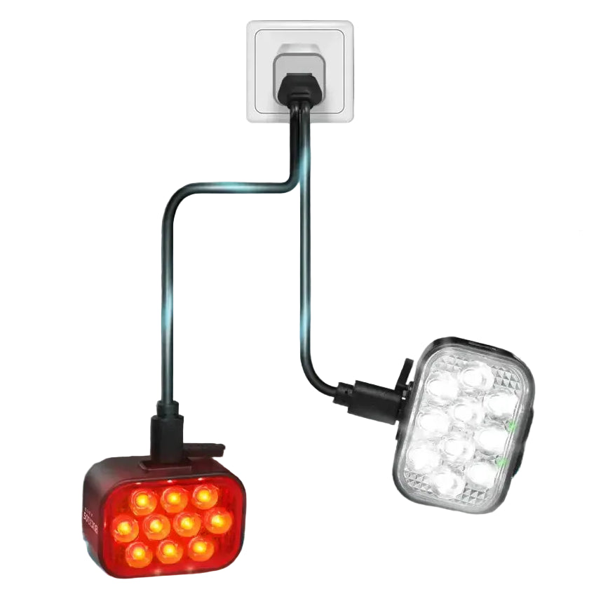 BUCKLOS Bicycle Rear Light Front Light 1100mAh LED COB Waterproof Bike Lamp USB Rechargeable Mtb Road Bike Taillights