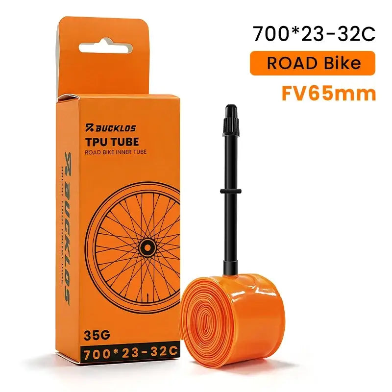 BUCKLOS Bike Inner Tube TPU 700C Bicycle Inner Tire Ultralight Wear-resistant Road Gravel Cycling Tire Tubes Bicycle