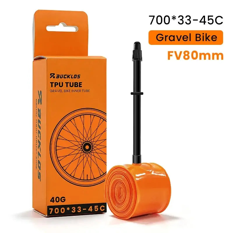 BUCKLOS Bike Inner Tube TPU 700C Bicycle Inner Tire Ultralight Wear-resistant Road Gravel Cycling Tire Tubes Bicycle