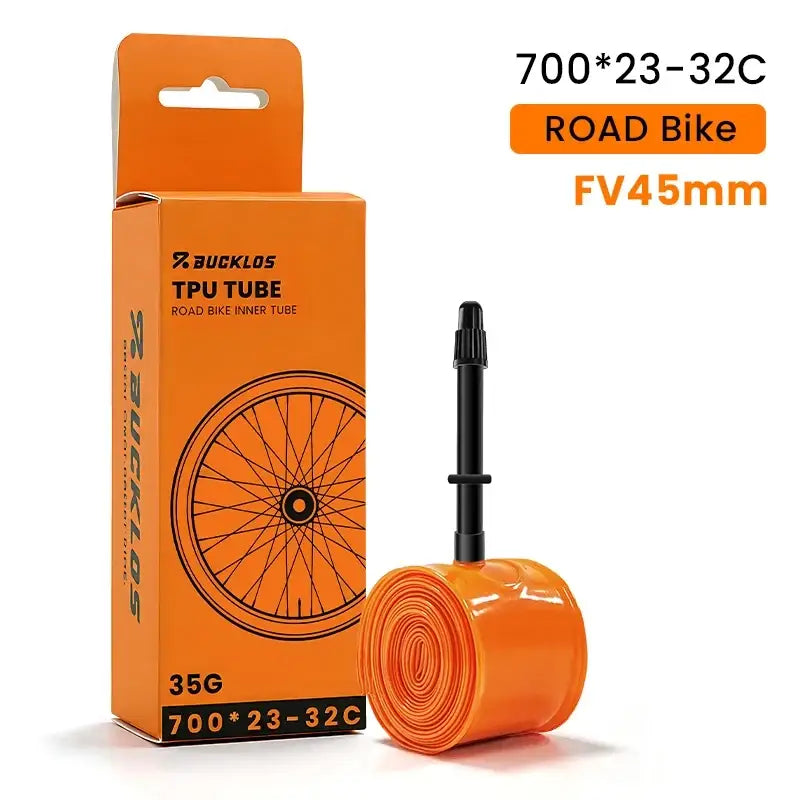 BUCKLOS Bike Inner Tube TPU 700C Bicycle Inner Tire Ultralight Wear-resistant Road Gravel Cycling Tire Tubes Bicycle