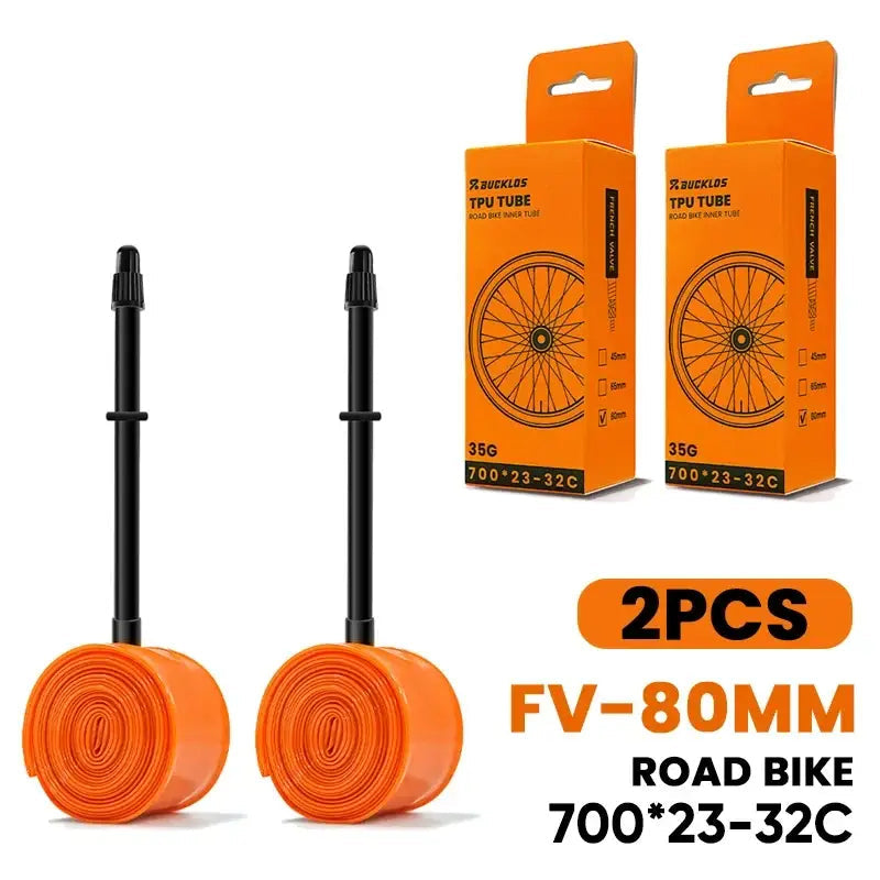BUCKLOS Bike Inner Tube TPU 700C Bicycle Inner Tire Ultralight Wear-resistant Road Gravel Cycling Tire Tubes Bicycle