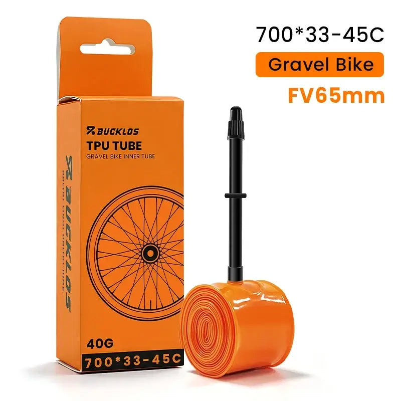 BUCKLOS Bike Inner Tube TPU 700C Bicycle Inner Tire Ultralight Wear-resistant Road Gravel Cycling Tire Tubes Bicycle