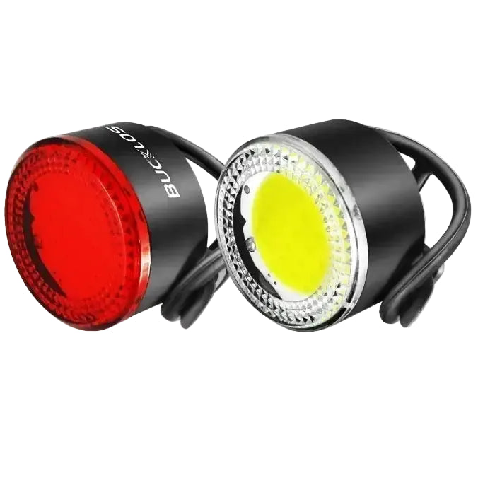 BUCKLOS COB Bike Taillights Headlight USB Rechargeable Bicycle Safety Warning Light MTB LED Front Rear Lantern Cycling