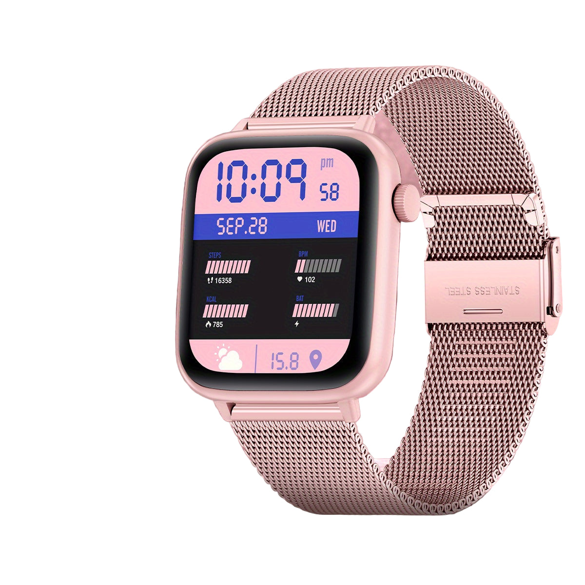 LIGE Smart Watch – HD TFT Screen, Wireless Calls, 128+ Sports Modes