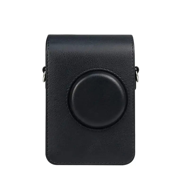 Camera Bag For Fujifilm Instax Mini EVO Instant Film Camera Case PU Leather Soft Silicone Cover Bag with Shoulder Strap