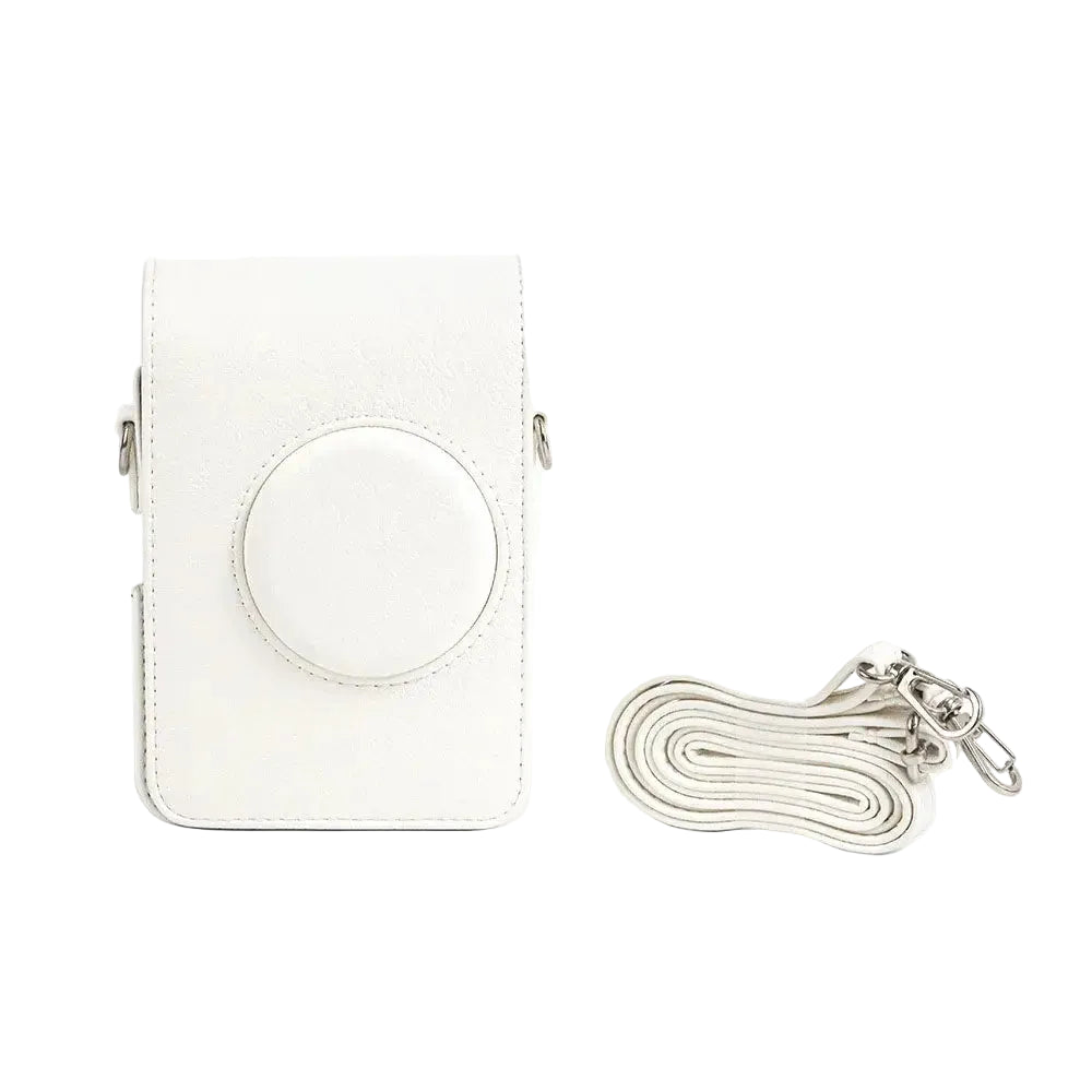 Camera Bag For Fujifilm Instax Mini EVO Instant Film Camera Case PU Leather Soft Silicone Cover Bag with Shoulder Strap