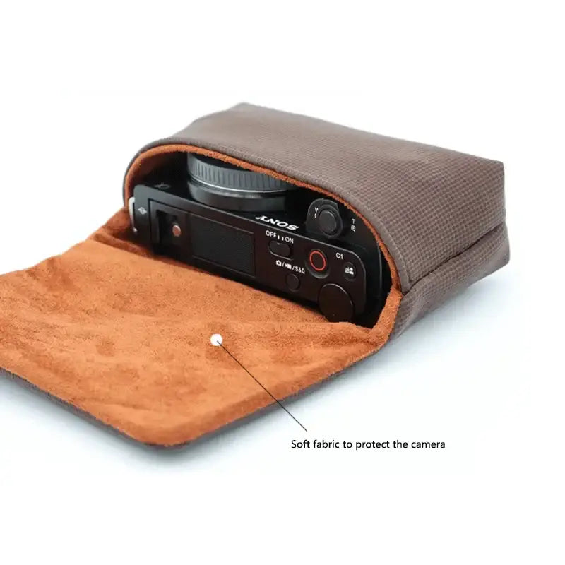 Camera Storage Bag Portable Camera Bag Case Storage Pouch for Sony ZV1 ZVE10 LX10 RX100 Body for Canon G7X III Olympus
