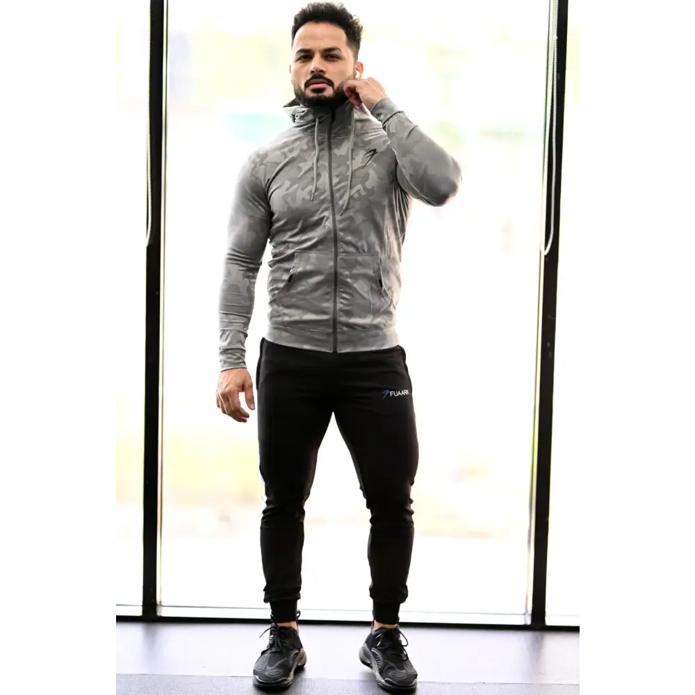 Camo Jacket Light Grey