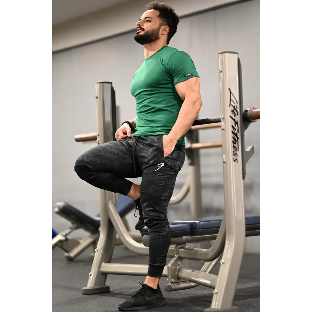 Camo Joggers Black - Joggers