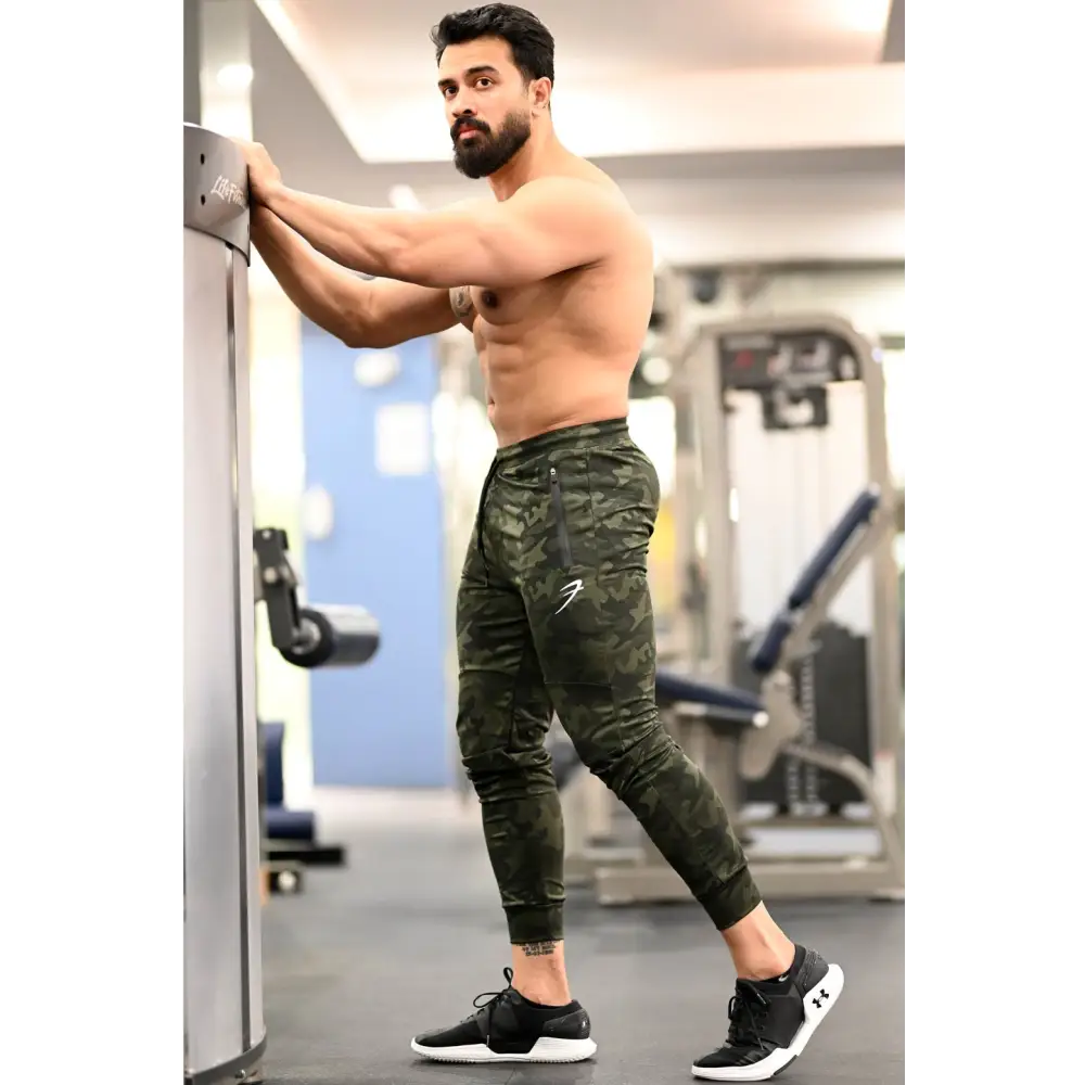 Camo Joggers Green - Joggers