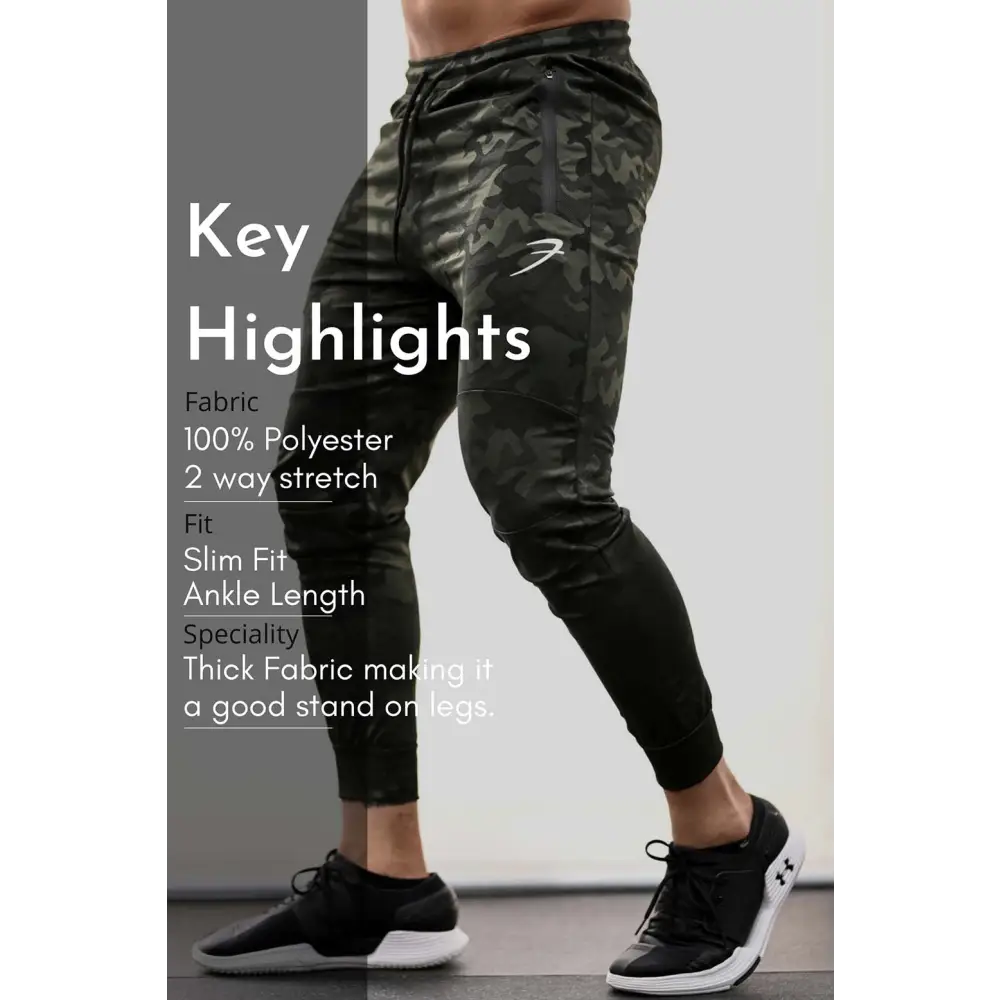 Camo Joggers Green - Joggers