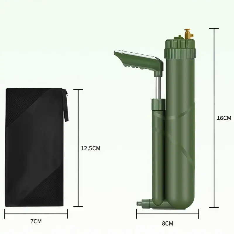 Camping Water Filters,Survival Tools,Portable Outdoor Water Purifier Camping Filter with UF RO Pump,Hiking Emergency