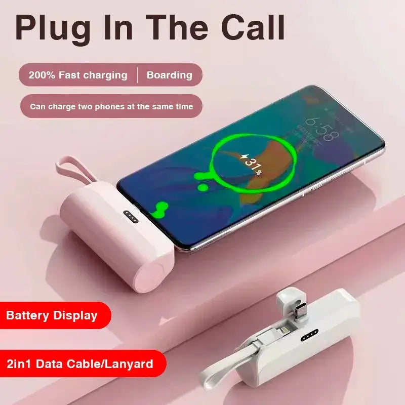 Capsule Mini Wireless 10000Mah Power Bank
