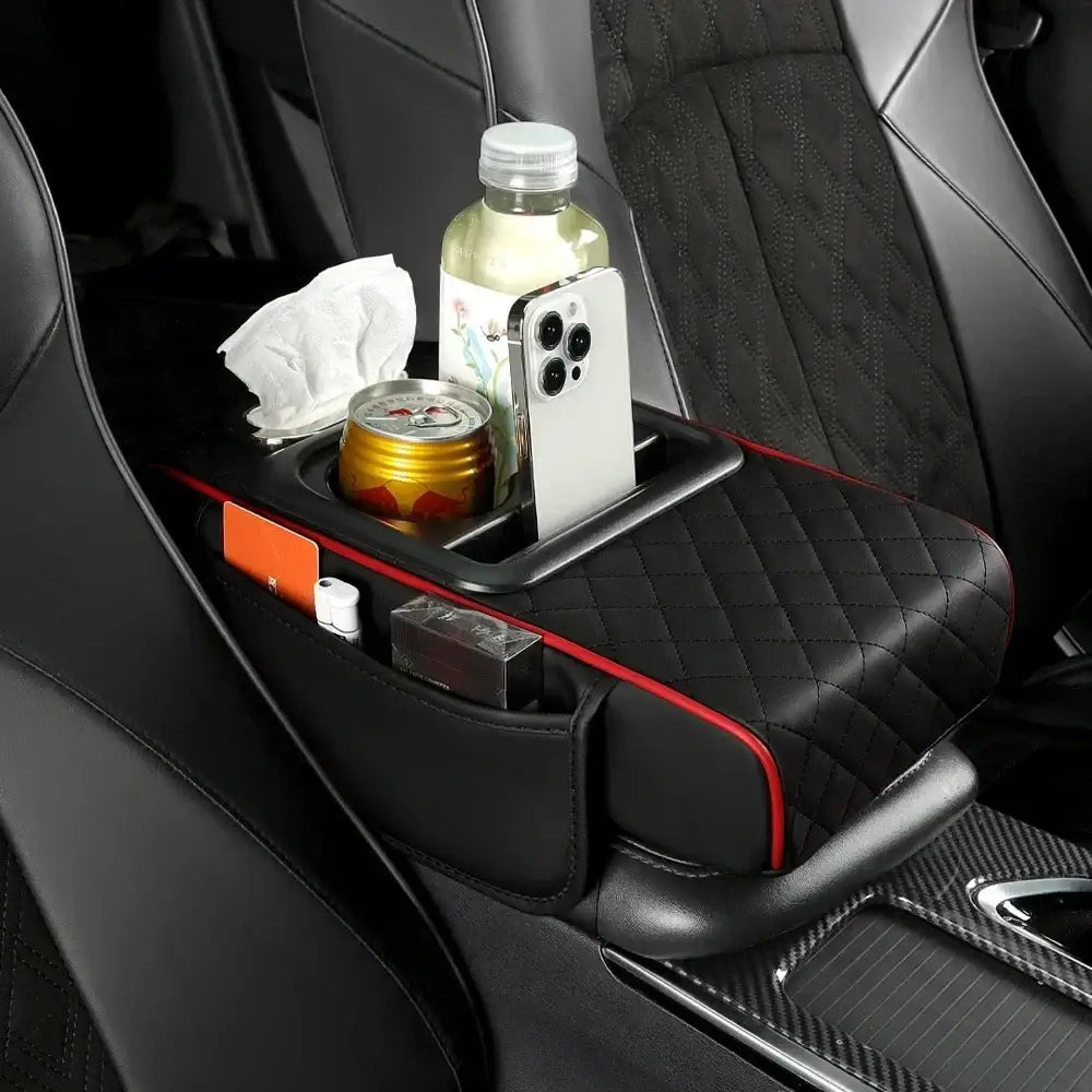 Car Armrest Height Pad with Storage (5 colours available) - HBC