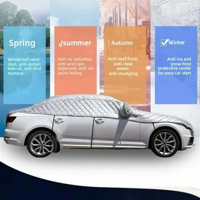 Car Cover Outdoor Waterproof All-Season Sunshade & Hail Protection (4 types available) - HBC
