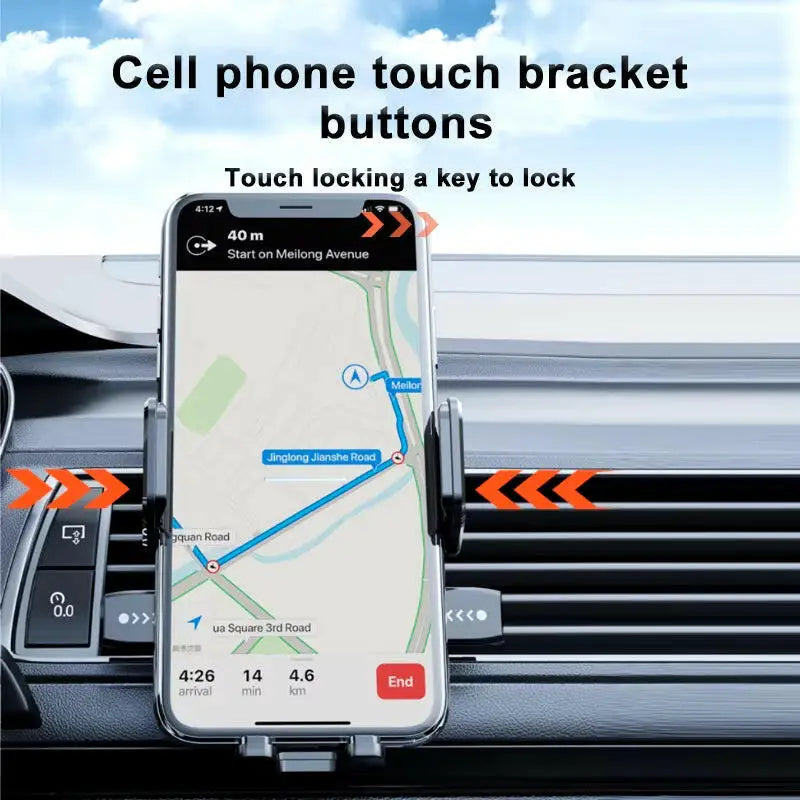 Car Dashboard Phone Bracket Universal Auto Cellphone Stand for GPS Navigation Universal Desk Windshield Hanging Holder