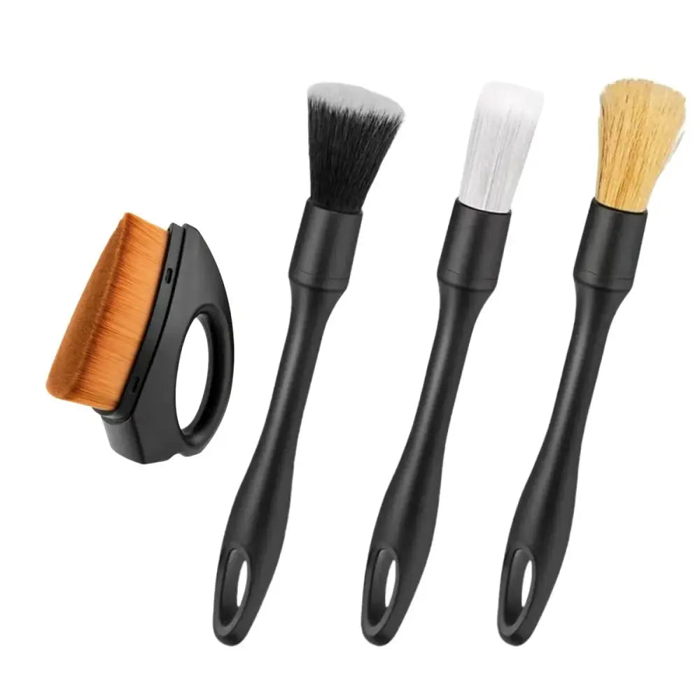 Car Detailing Brush Set (4–5PCS) - 4PCS Brush Set B - HBC