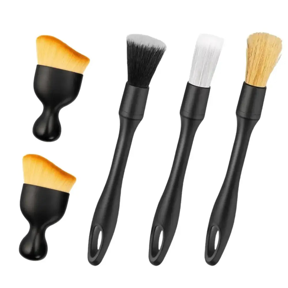 Car Detailing Brush Set (4–5PCS) - 5PCS Brush Set A - HBC