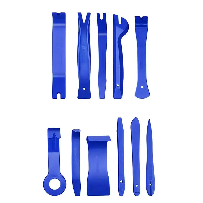 Car Interior Trim Removal Tool Kit (different sets & colours available) - Blue 11pcs - HBC