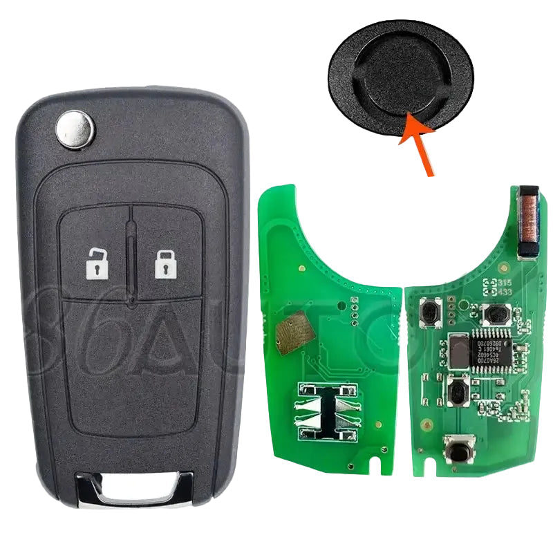 Car Key for Opel for Vauxhall Astra H Corsa D Meriva B Vectra C G4-AM433TX Smart Remote Key 315Mhz 433Mhz Remote