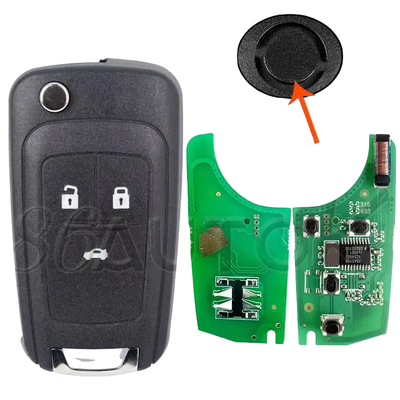 Car Key for Opel for Vauxhall Astra H Corsa D Meriva B Vectra C G4-AM433TX Smart Remote Key 315Mhz 433Mhz Remote