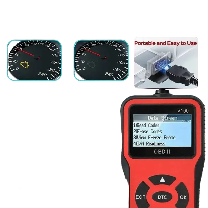 Car OBD2 Scanner Diagnostic Tool Code Reader Car Voltage Tester Engine Fault Code Scanner Charging Tester Diagnostic