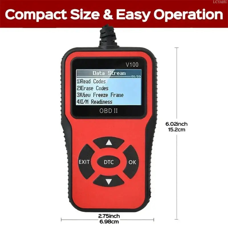 Car OBD2 Scanner Diagnostic Tool Code Reader Car Voltage Tester Engine Fault Code Scanner Charging Tester Diagnostic