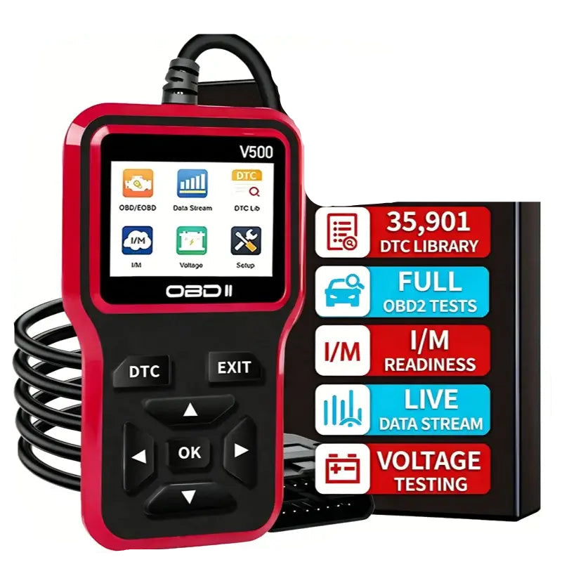 Car OBD2 Scanner Diagnostic Tool Code Reader Car Voltage Tester Engine Fault Code Scanner Charging Tester Diagnostic