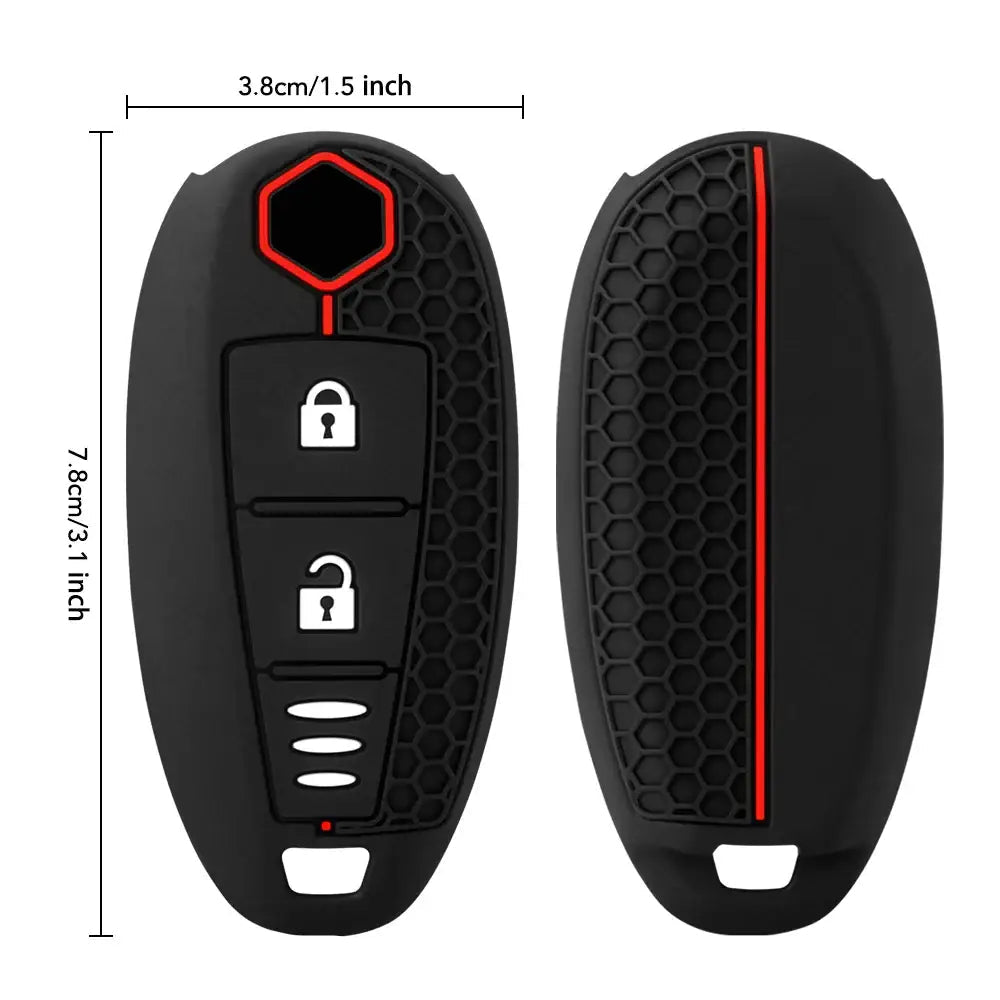 Car Remote Key Case Cover Shell Fob Holder For Suzuki Grand Vitara SX4 S-Cross XL-7 Kuyucha Sch4 Swift Wagon R Japanese