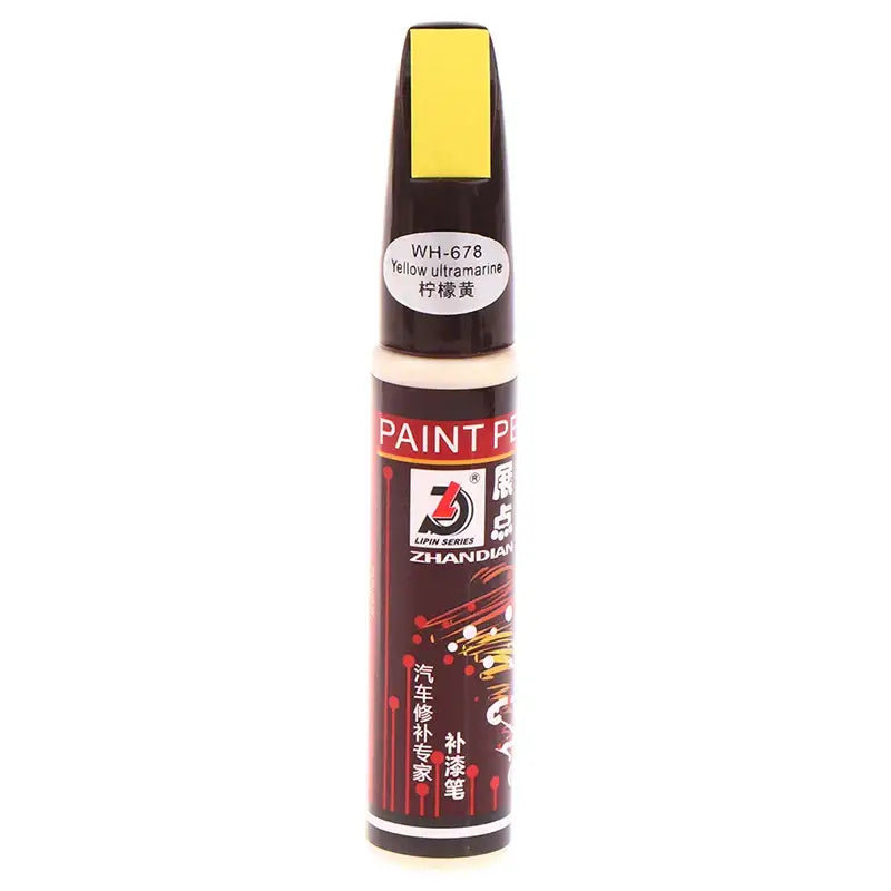 Car Scratch Repair Pen – Clear Coat Touch-Up Applicator - Yellow - HBC